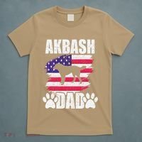 Akbash Dad Dog Lover American Us Flag T-Shirt thumb 5