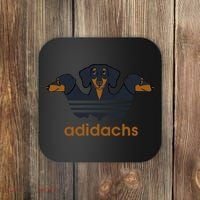 Adidachs Daschund, Daschund Lover Gift Coaster thumb 0