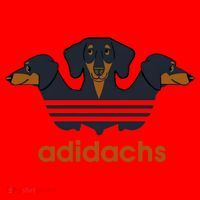 Adidachs Daschund, Daschund Lover Gift Santa Hat thumb 1