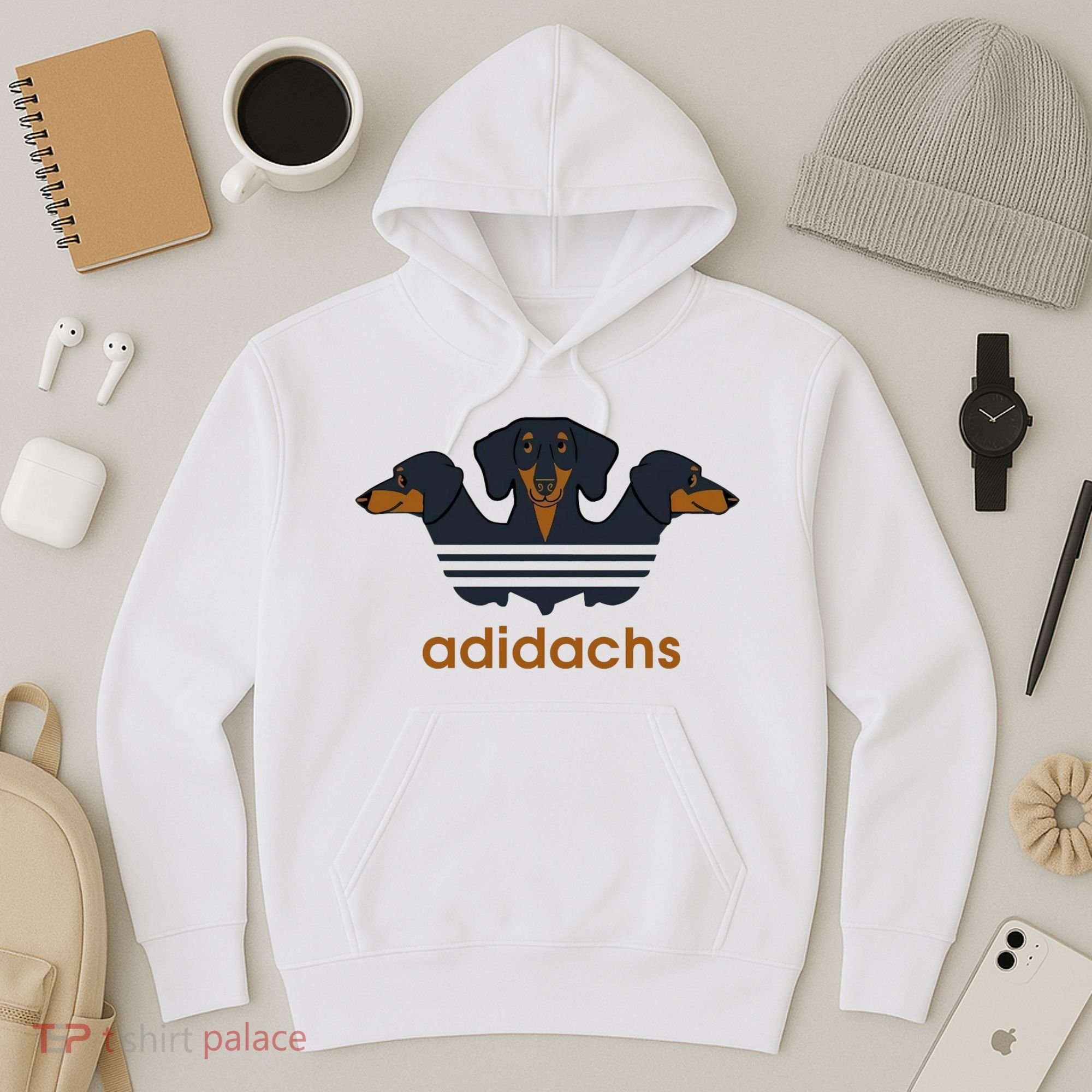 Adidachs Daschund, Daschund Lover Gift Hoodie