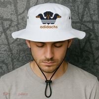 Adidachs Daschund, Daschund Lover Gift Bucket Hat thumb 2