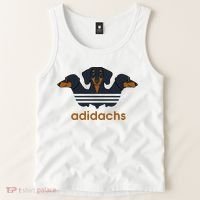 Adidachs Daschund, Daschund Lover Gift Tank Top thumb 2