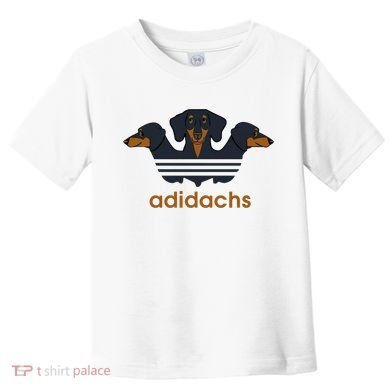 Adidachs Daschund, Daschund Lover Gift Toddler T-Shirt