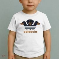 Adidachs Daschund, Daschund Lover Gift Toddler T-Shirt thumb 2