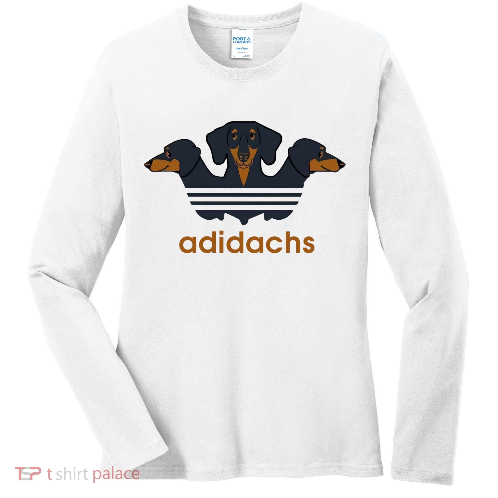 Adidachs Daschund, Daschund Lover Gift Women's Long Sleeve Shirt