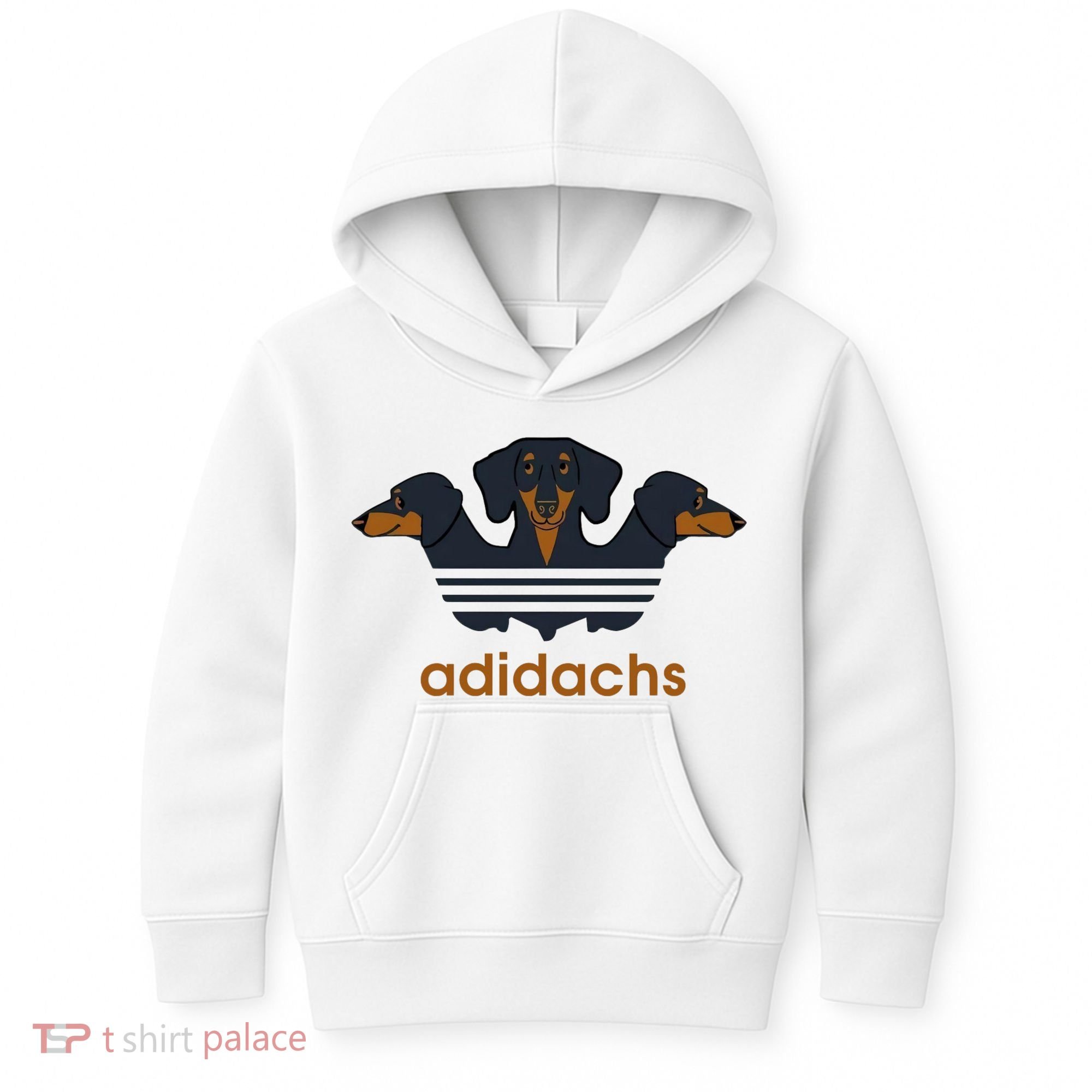 Adidachs Daschund, Daschund Lover Gift Kids Hoodie
