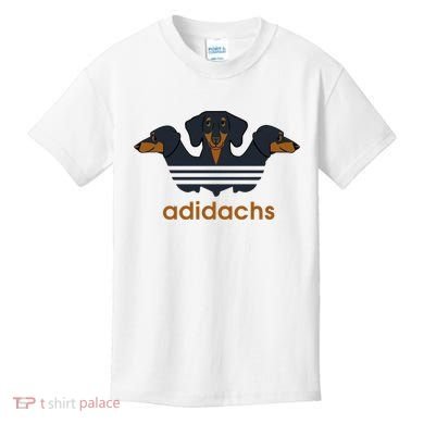 Adidachs Daschund, Daschund Lover Gift Kids T-Shirt