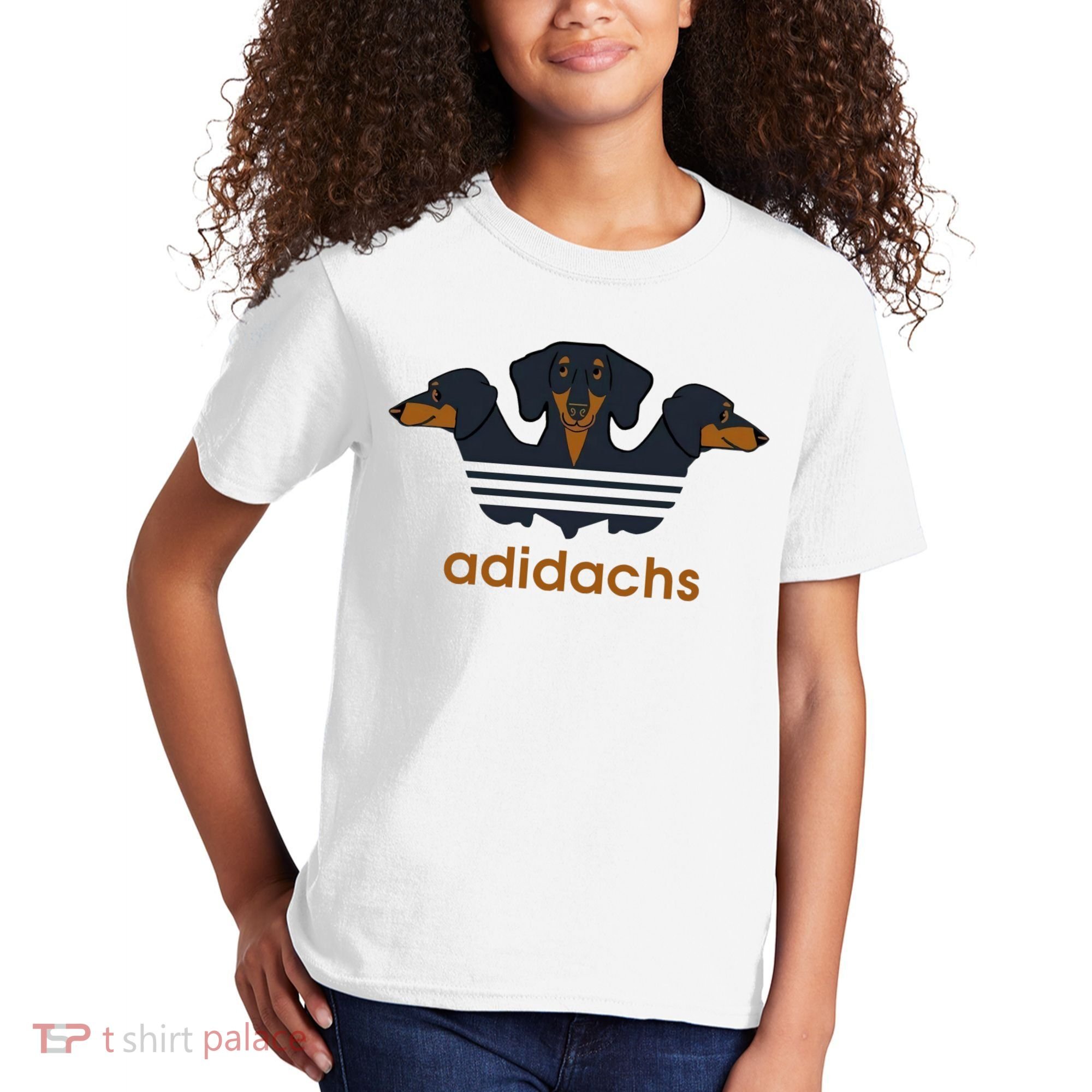 Adidachs Daschund, Daschund Lover Gift Kids T-Shirt