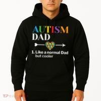 Autism Dad Definition World Autism Awareness Day Hoodie thumb 2