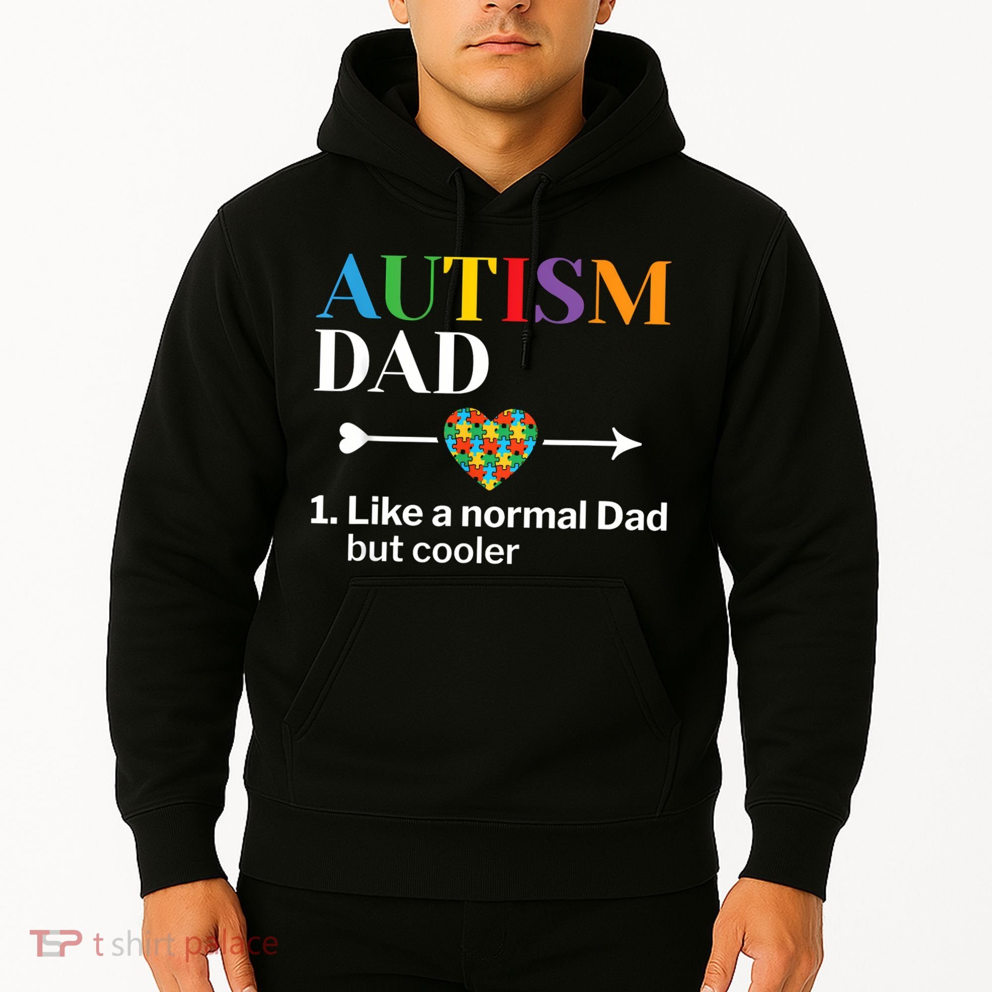 Autism Dad Definition World Autism Awareness Day Hoodie