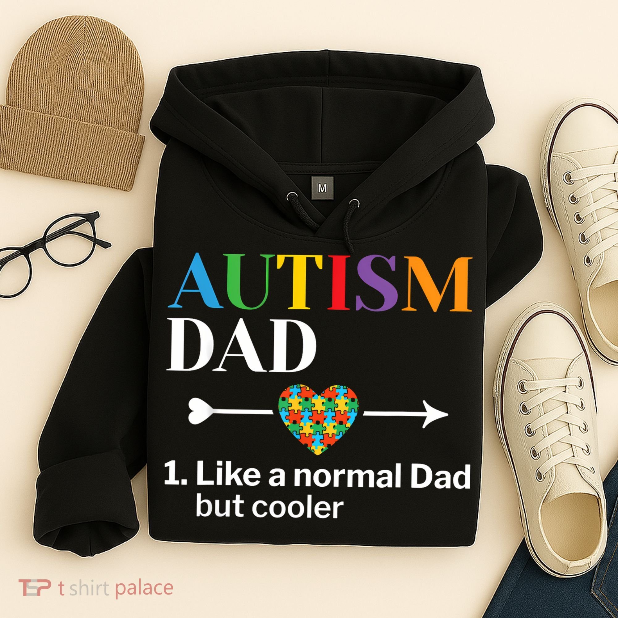 Autism Dad Definition World Autism Awareness Day Hoodie
