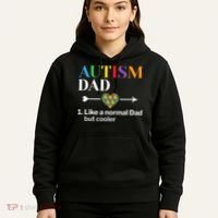 Autism Dad Definition World Autism Awareness Day Hoodie thumb 5