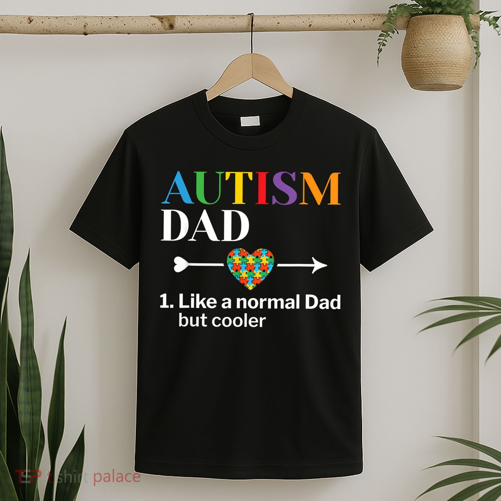 Autism Dad Definition World Autism Awareness Day T-Shirt