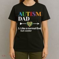 Autism Dad Definition World Autism Awareness Day T-Shirt thumb 4