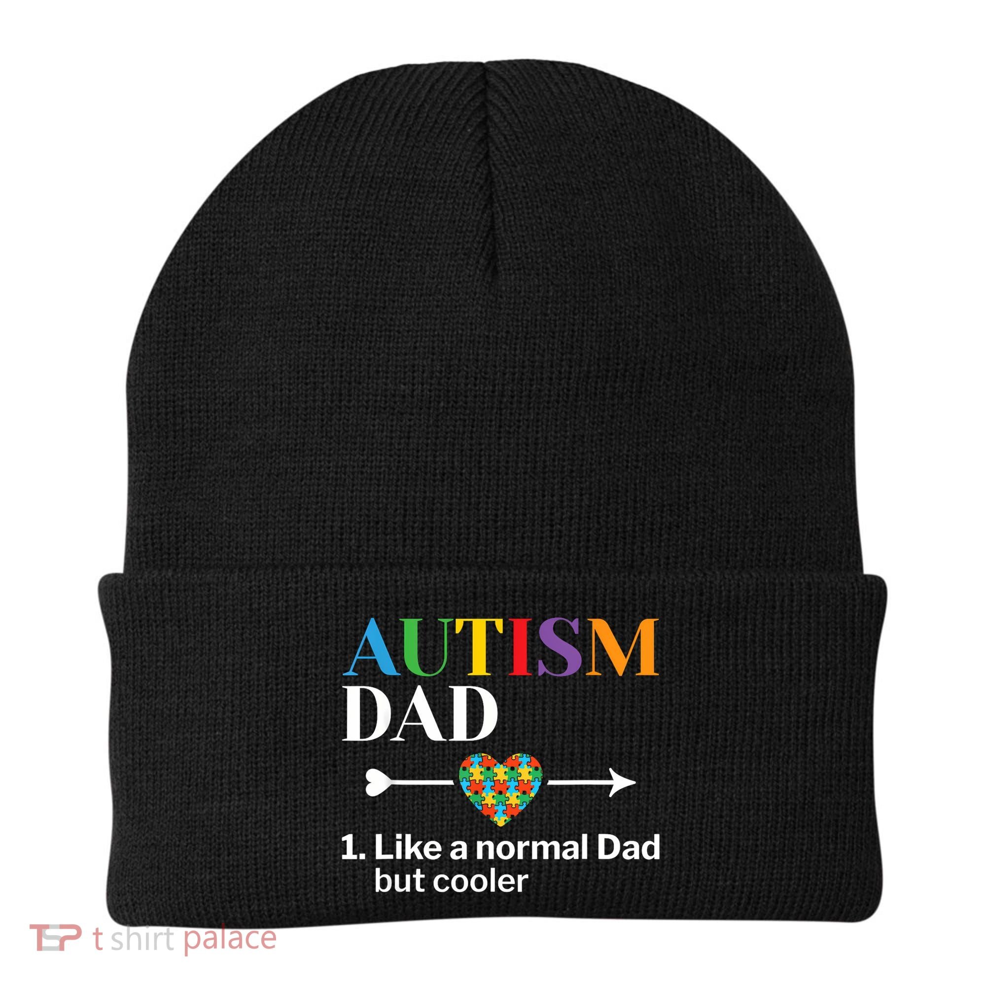 Autism Dad Definition World Autism Awareness Day Beanie