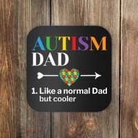 Autism Dad Definition World Autism Awareness Day Coaster thumb 0
