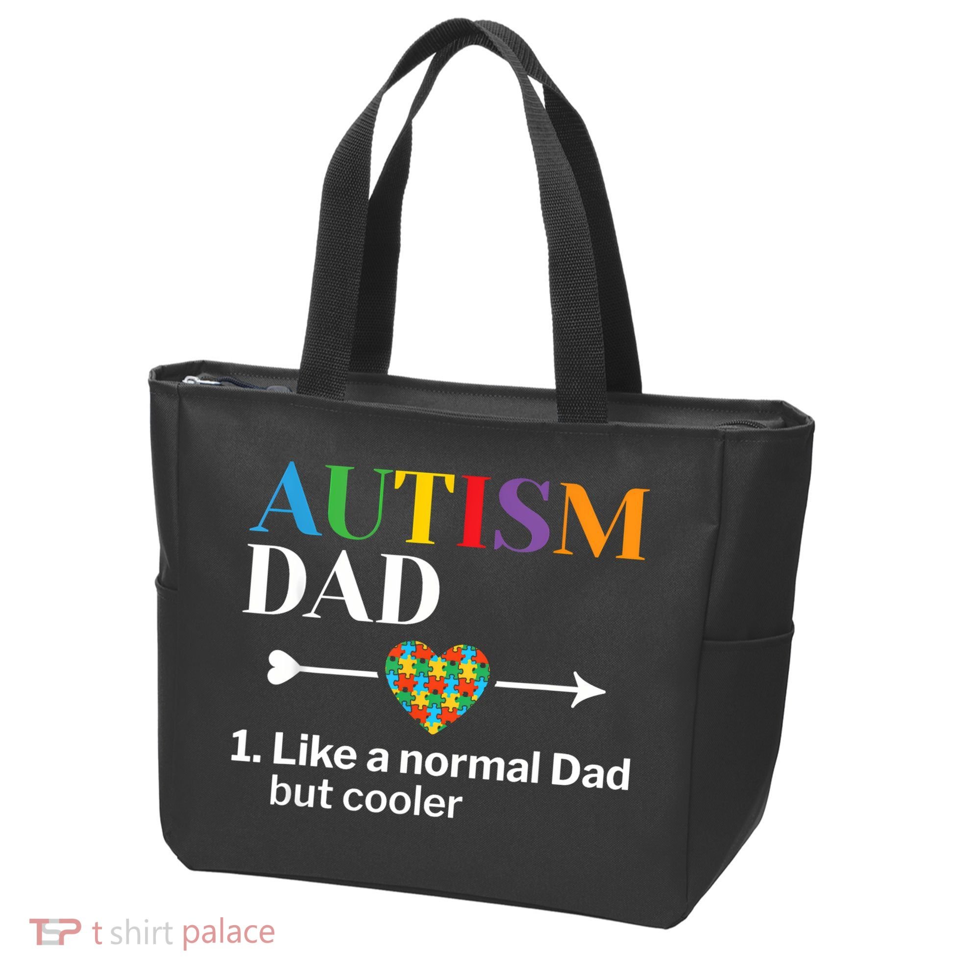 Autism Dad Definition World Autism Awareness Day Tote Bag