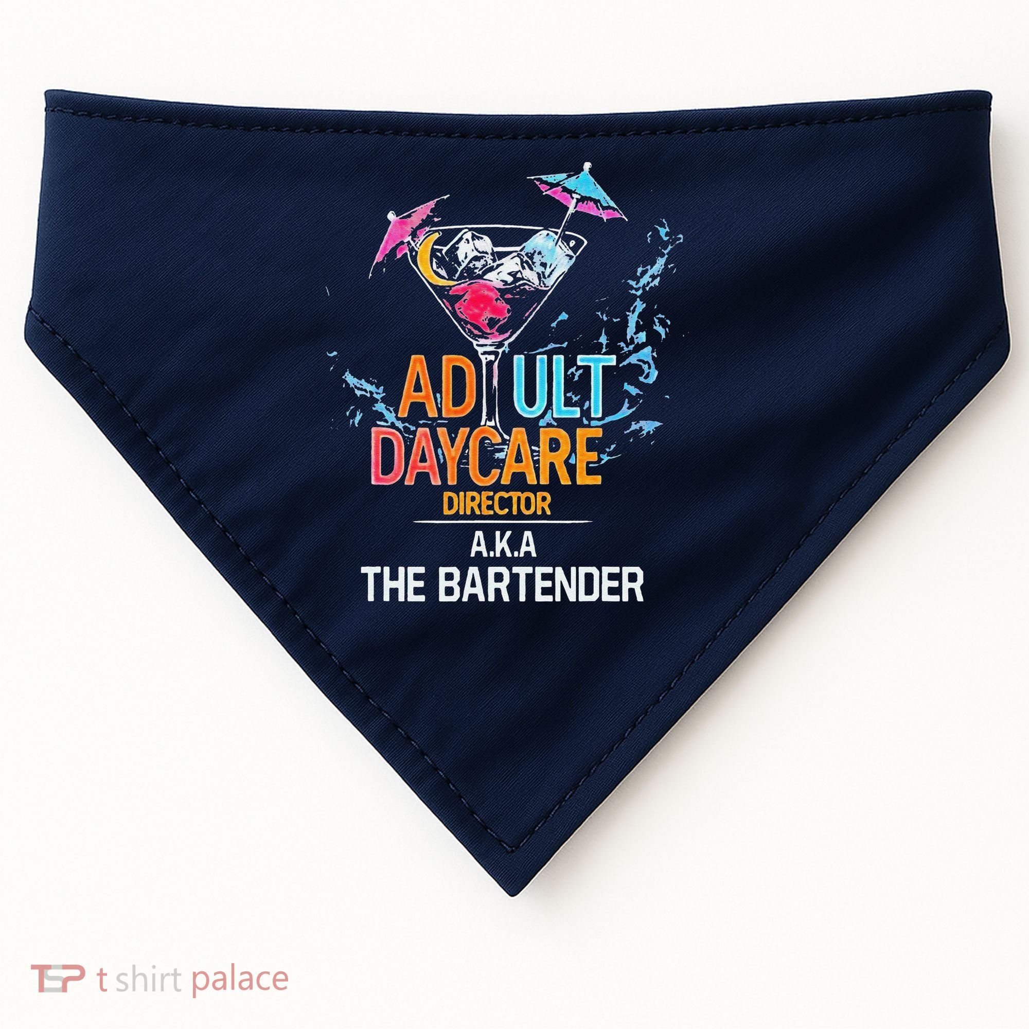 Adult Daycare Director Aka The Bartender USA-Made Doggie Bandana