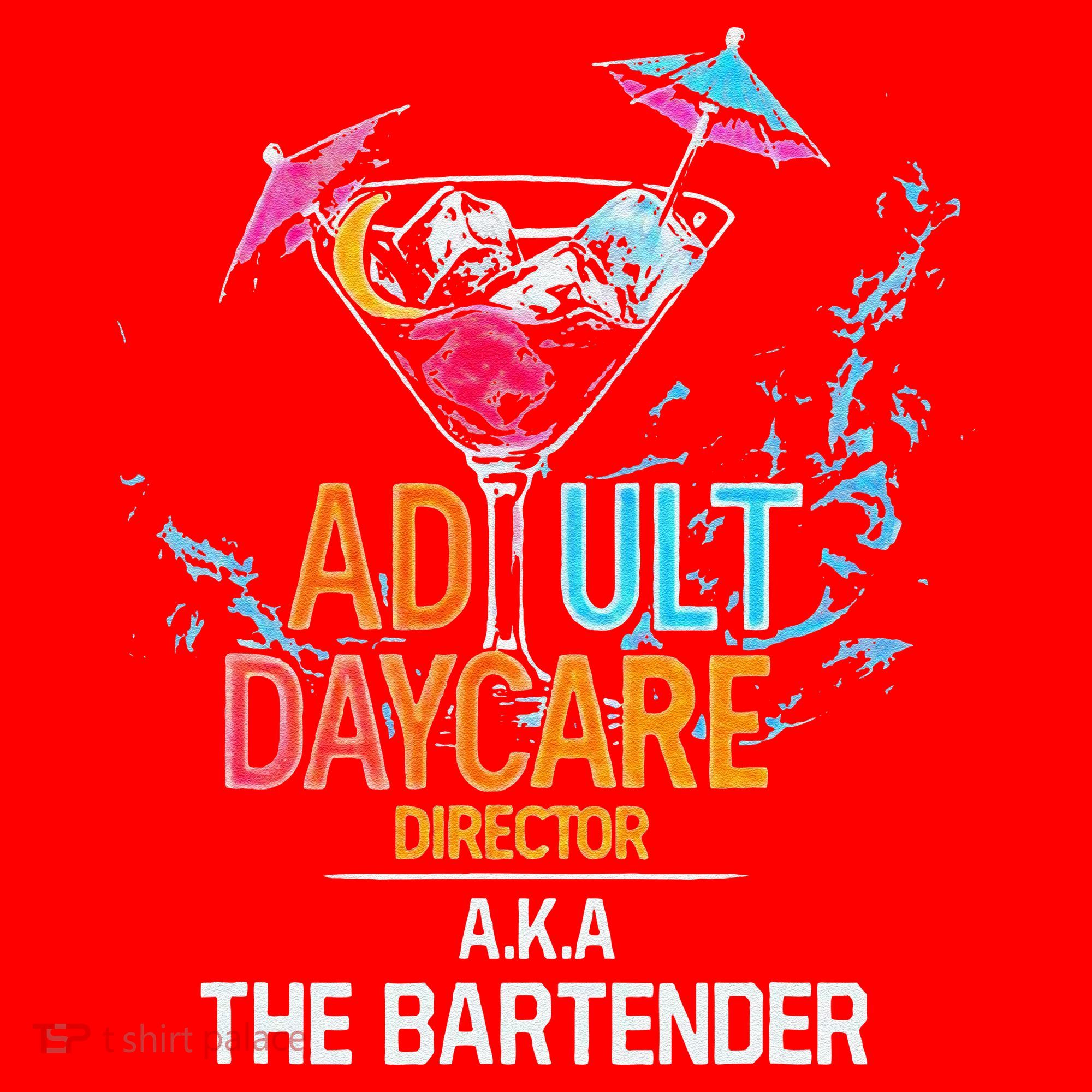 Adult Daycare Director Aka The Bartender Santa Hat