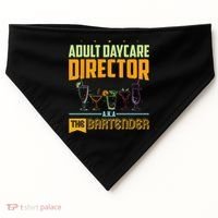 Adult Daycare Director The Bartender USA-Made Doggie Bandana thumb 0