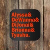Alyssa & Dewanna & Dijonai & Brionna & Tyasha Coaster thumb 0