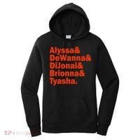 Alyssa & Dewanna & Dijonai & Brionna & Tyasha Women's Hoodie thumb 0