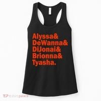 Alyssa & Dewanna & Dijonai & Brionna & Tyasha Women's Tank Top thumb 0