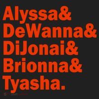 Alyssa & Dewanna & Dijonai & Brionna & Tyasha Golf Towel thumb 3