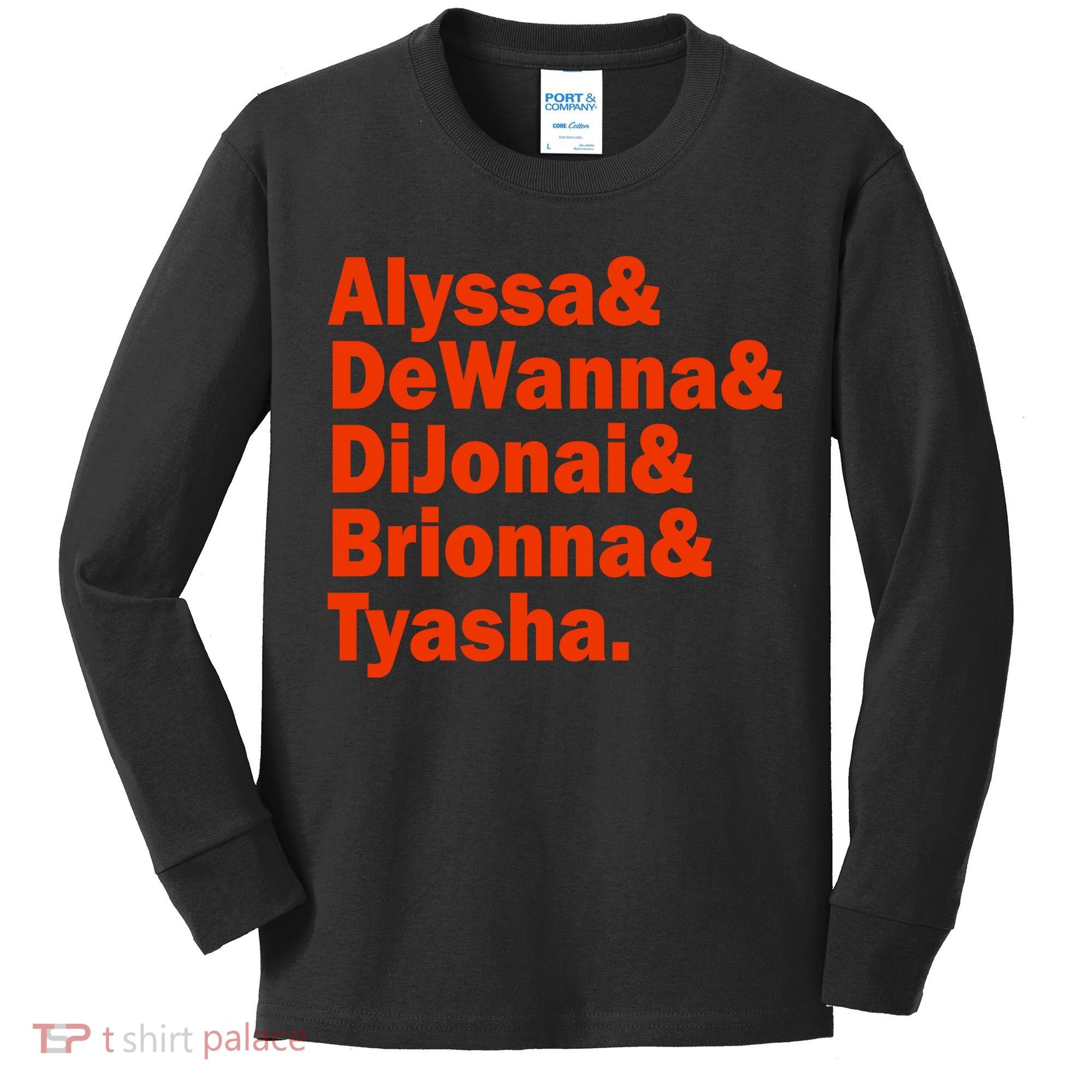 Alyssa & Dewanna & Dijonai & Brionna & Tyasha Kids Long Sleeve Shirt