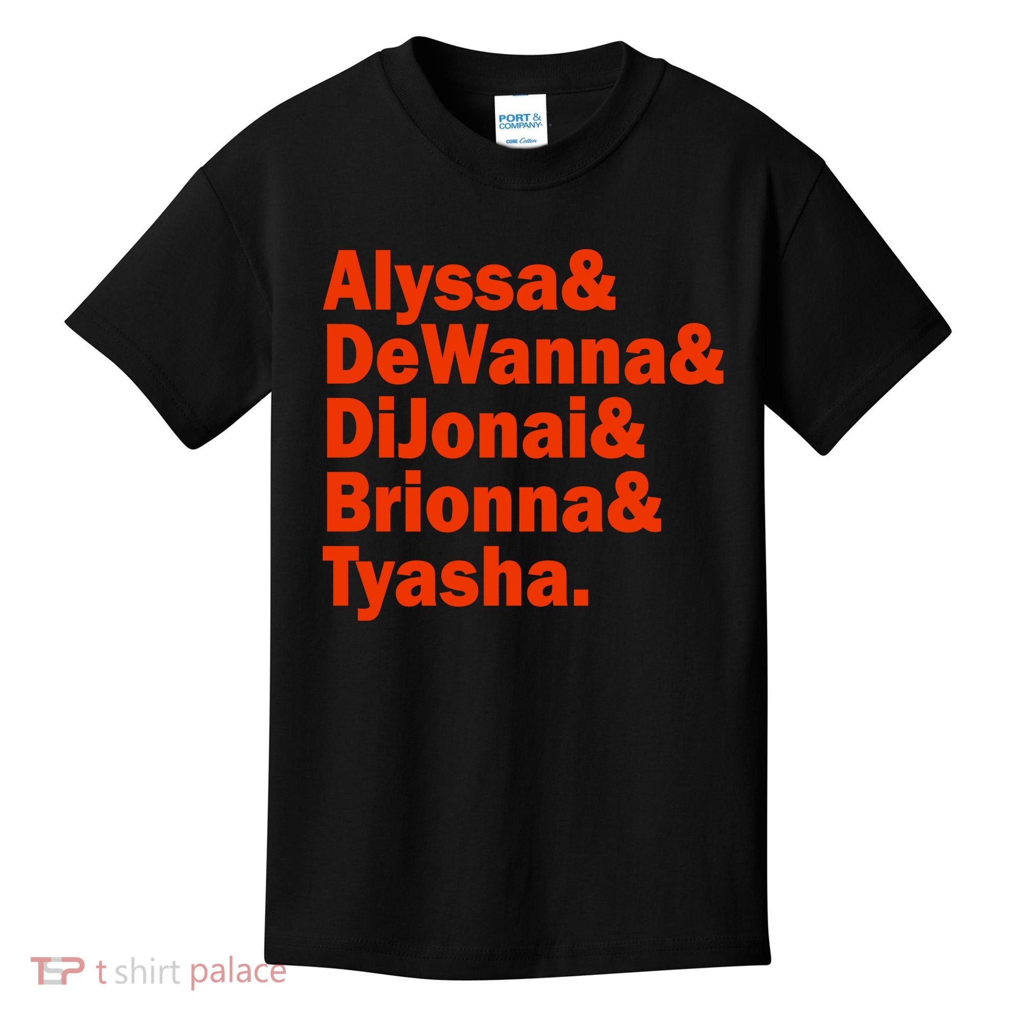 Alyssa & Dewanna & Dijonai & Brionna & Tyasha Kids T-Shirt