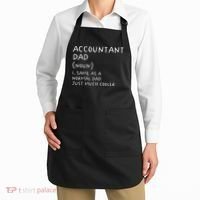 Accountant Dad Definition Funny Accounting Apron thumb 2
