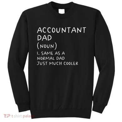 Accountant Dad Definition Funny Accounting Sweatshirt