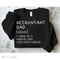 Accountant Dad Definition Funny Accounting Sweatshirt thumb 2