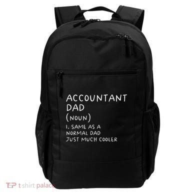 Accountant Dad Definition Funny Accounting Backpack