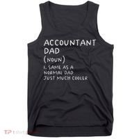 Accountant Dad Definition Funny Accounting Tank Top thumb 0