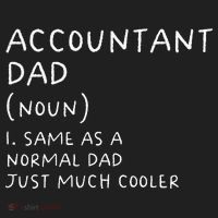 Accountant Dad Definition Funny Accounting Golf Towel thumb 3
