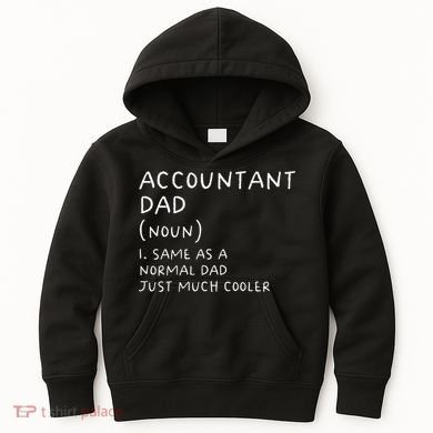 Accountant Dad Definition Funny Accounting Kids Hoodie
