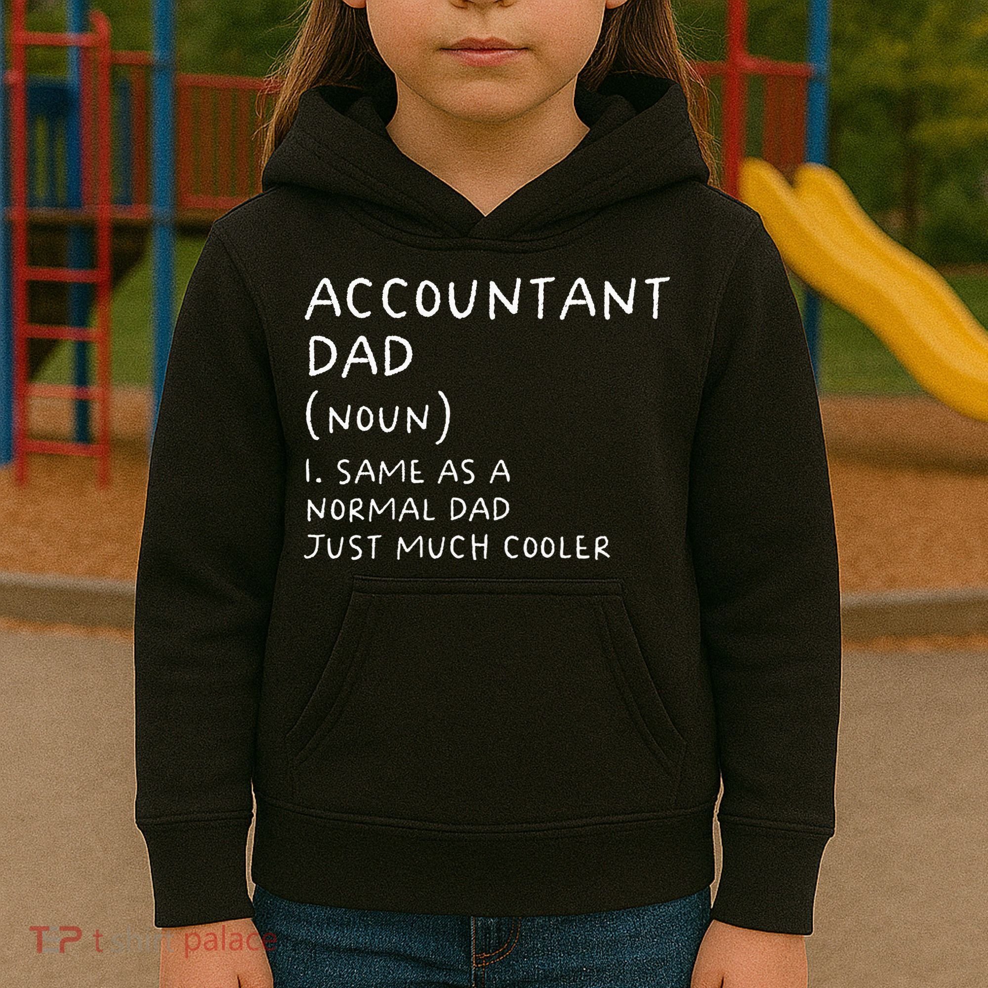 Accountant Dad Definition Funny Accounting Kids Hoodie