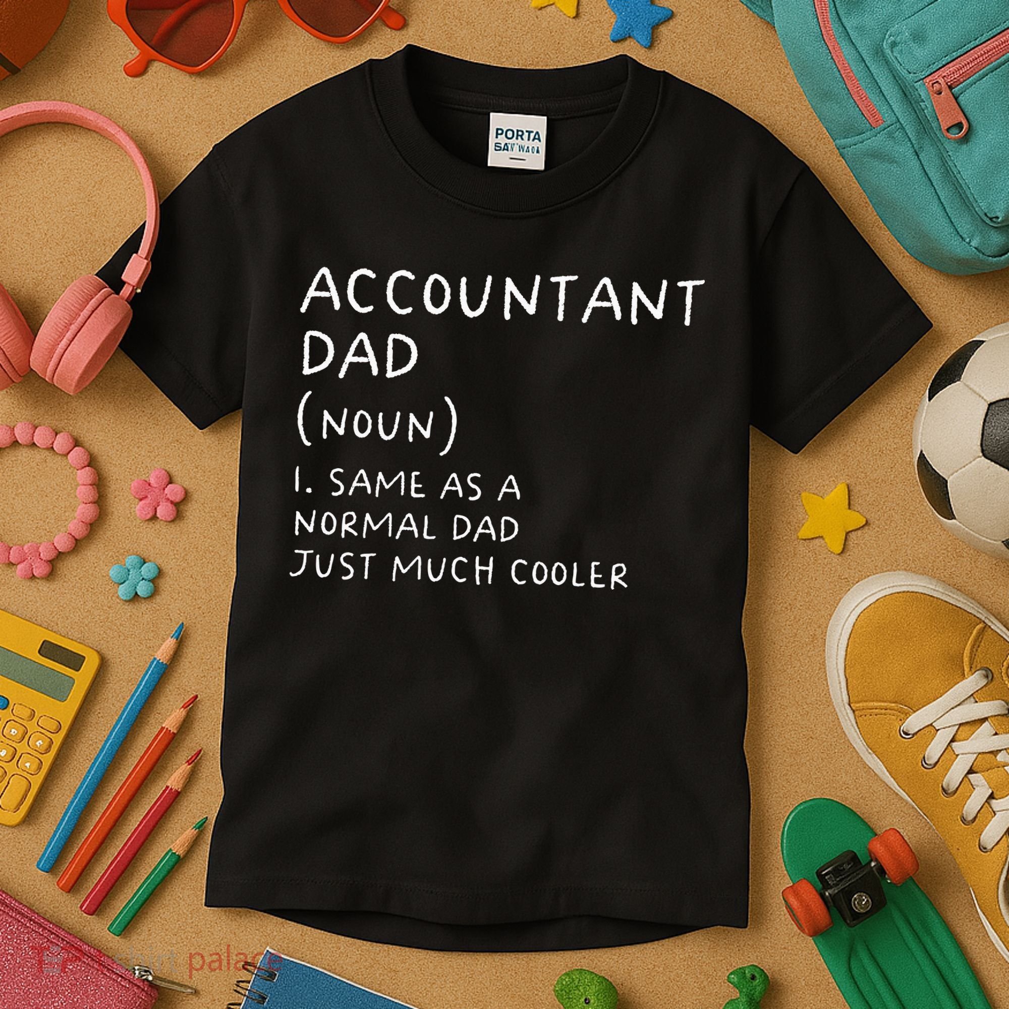 Accountant Dad Definition Funny Accounting Kids T-Shirt