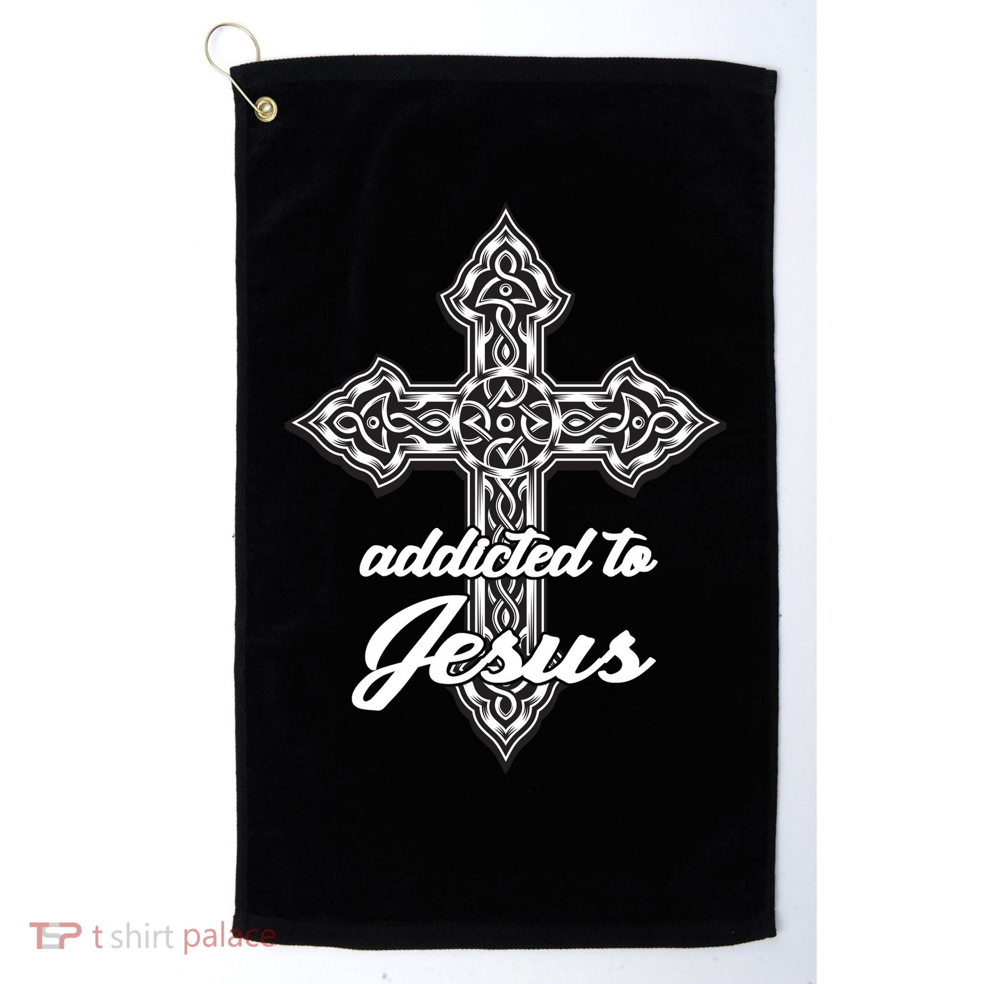 Addicted To Jesus Golf Towel