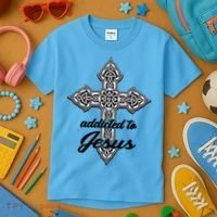 Addicted To Jesus Kids T-Shirt thumb 3