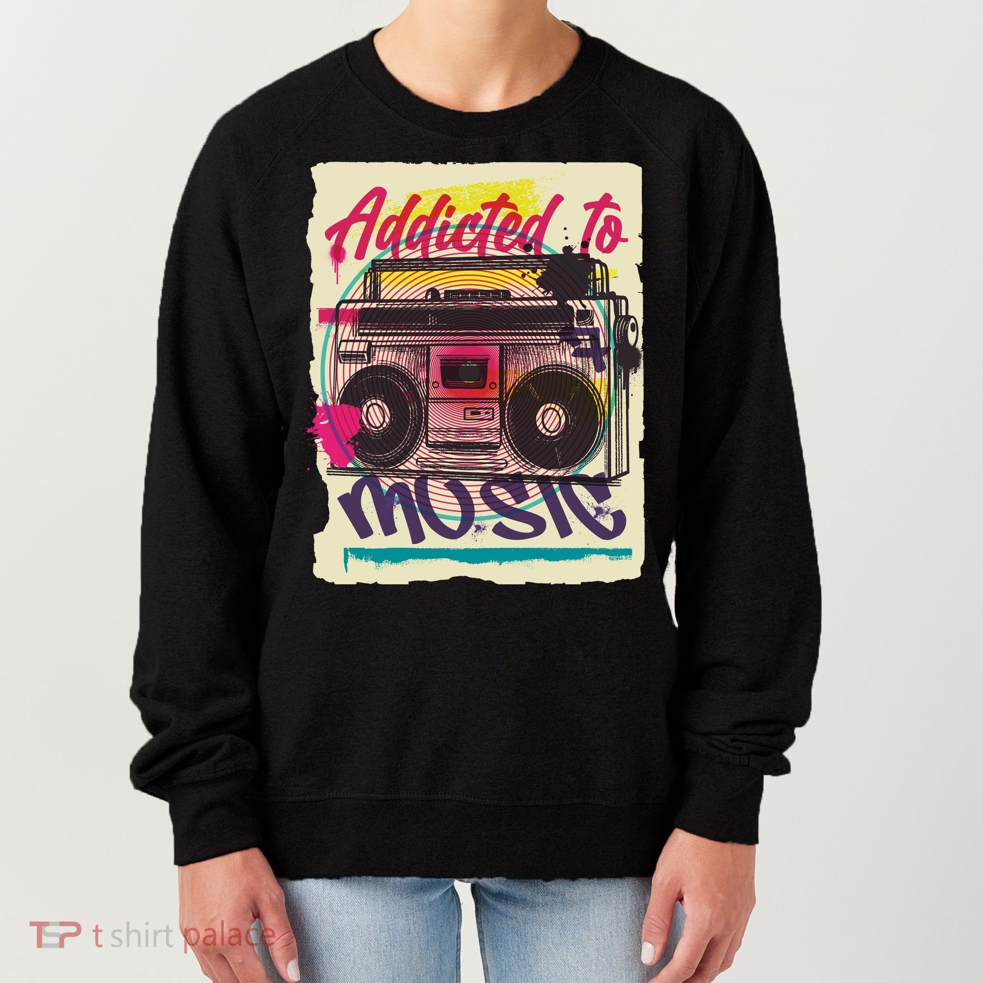 Addicted To Music Women's Sweatshirt
