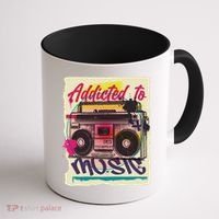Addicted To Music Coffee Mug thumb 1