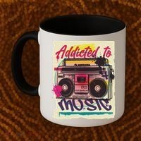 Addicted To Music Coffee Mug thumb 2