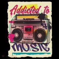 Addicted To Music Kids Sweatshirt thumb 2