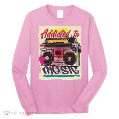 Addicted To Music Long Sleeve Shirt