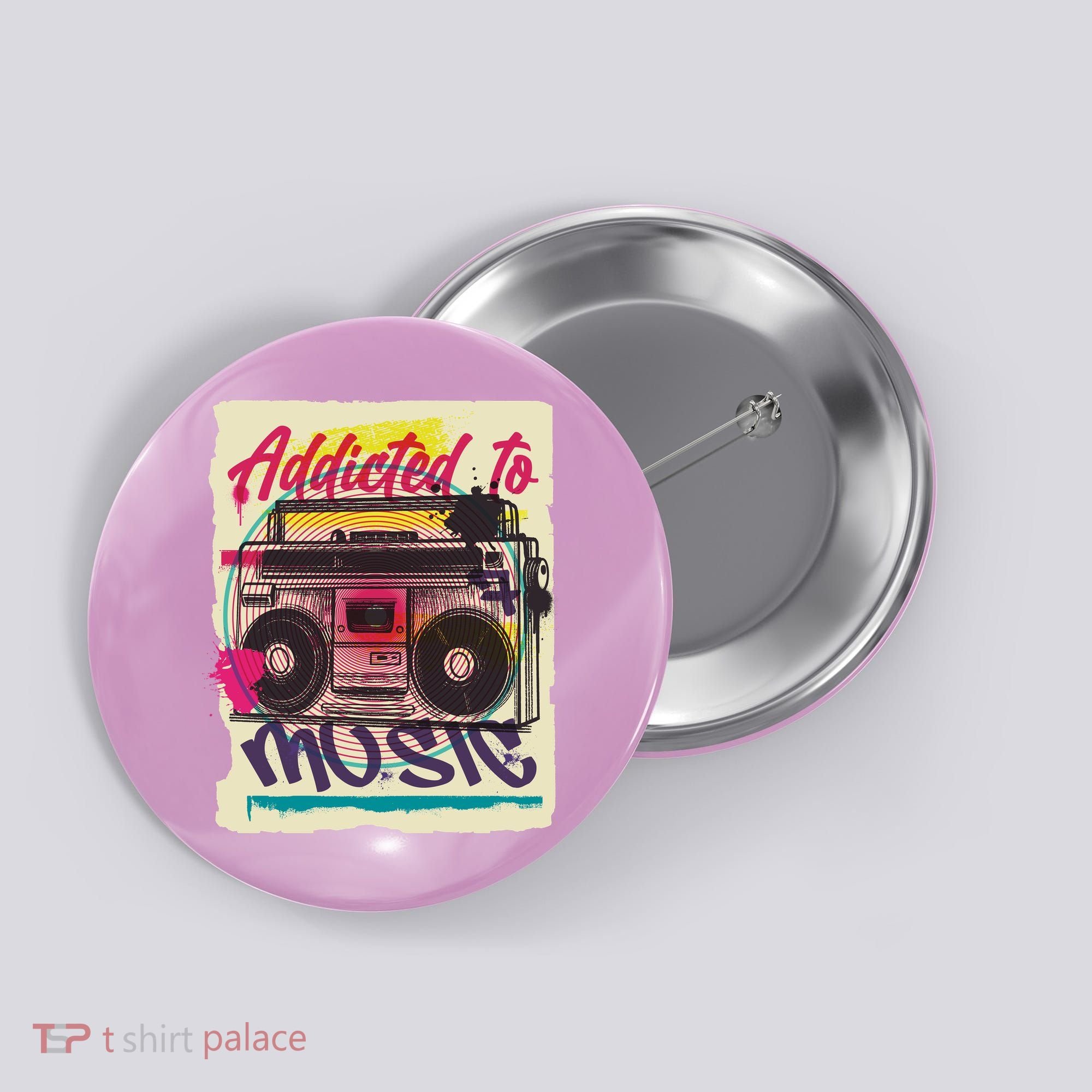 Addicted To Music Button