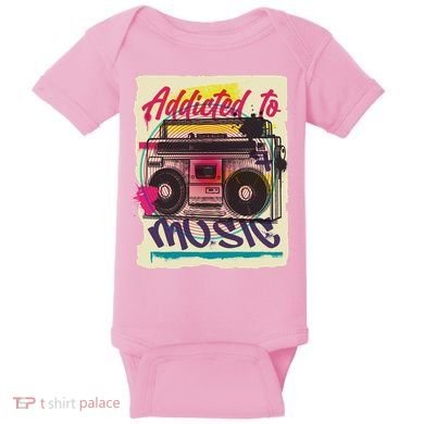 Addicted To Music Baby Bodysuit