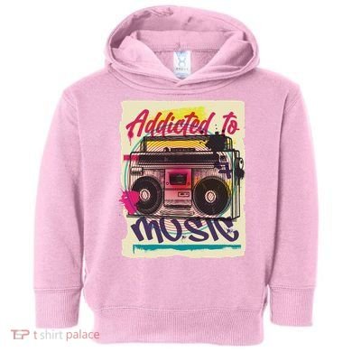 Addicted To Music Toddler Hoodie