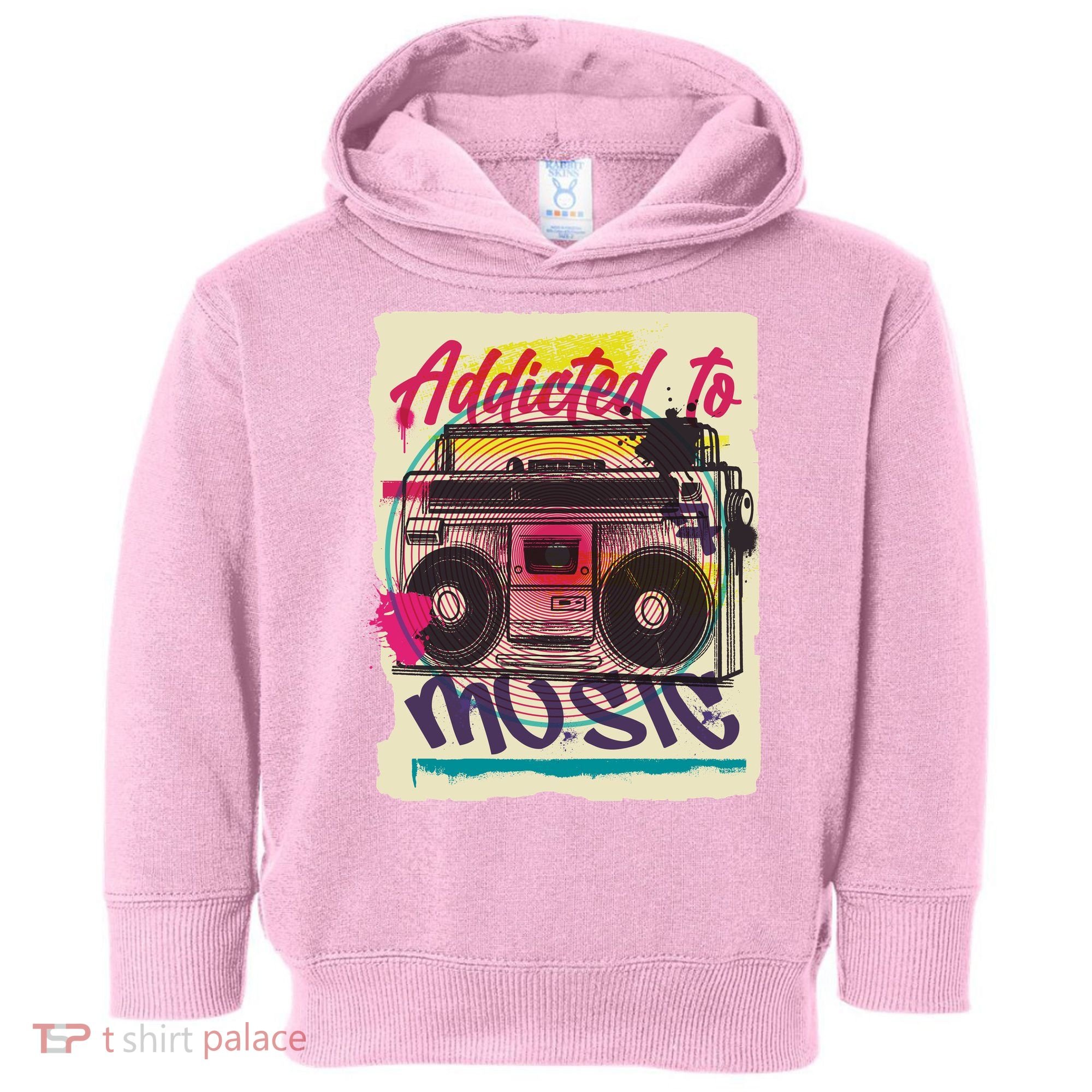Addicted To Music Toddler Hoodie